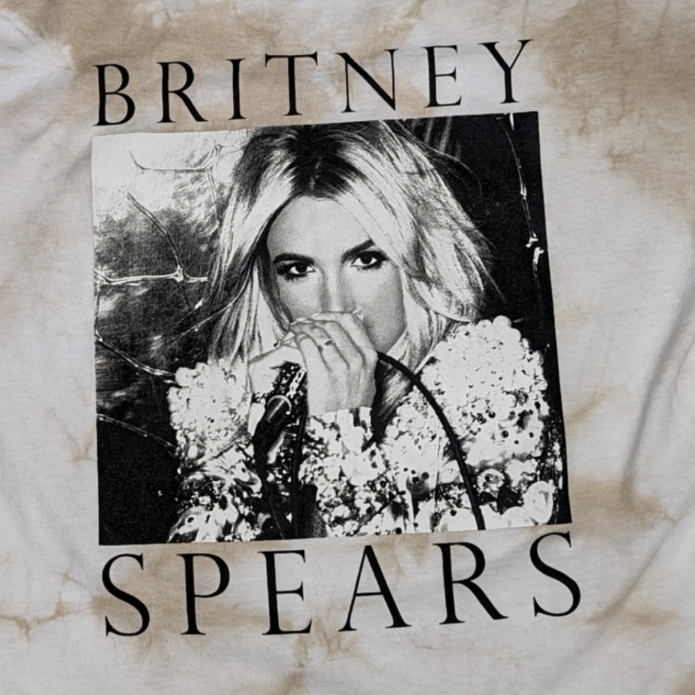 Women's Brittney Spears Tie-Dye T-shirt - Picture 2 of 9
